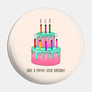 PUFFIN GOOD BIRTHDAY Pin