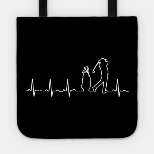 Golf Heartbeat Tote