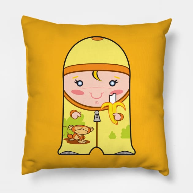 Banana Baby Pillow by TomMcWeeney