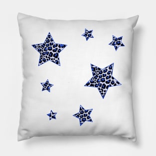 Blue Cheetah Stars Pack Pillow