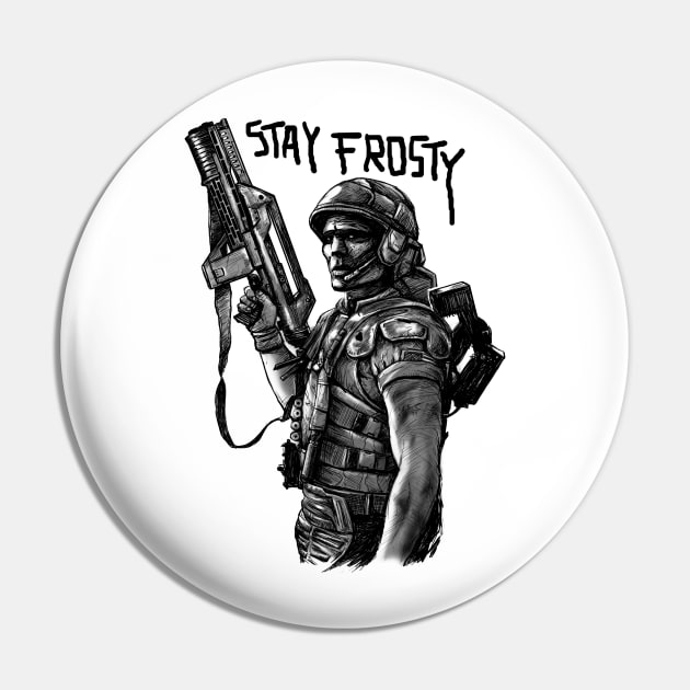 Stay Frosty Pin by bohater13
