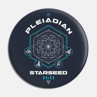 Pleiadian Starseed Light Code Sacred Geometry 11:11 Pin