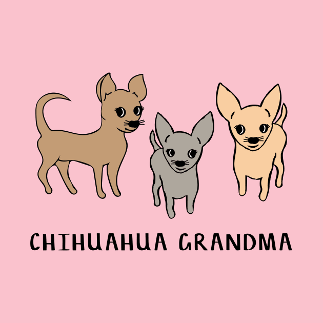 Chihuahua grandma - pink by bettyretro