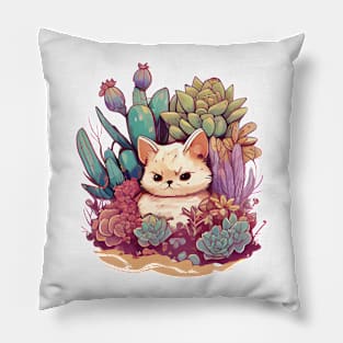 Cute kawaii cat Pillow