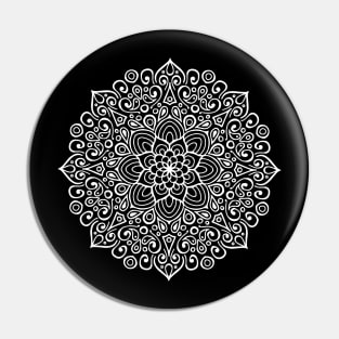 Mandala Art Sacred Geometry Meditation Gift Pin