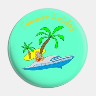 Summer holiday Pin