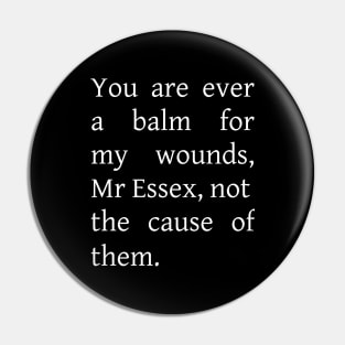 "You are ever a balm for my wounds," from Heart of Stone Pin