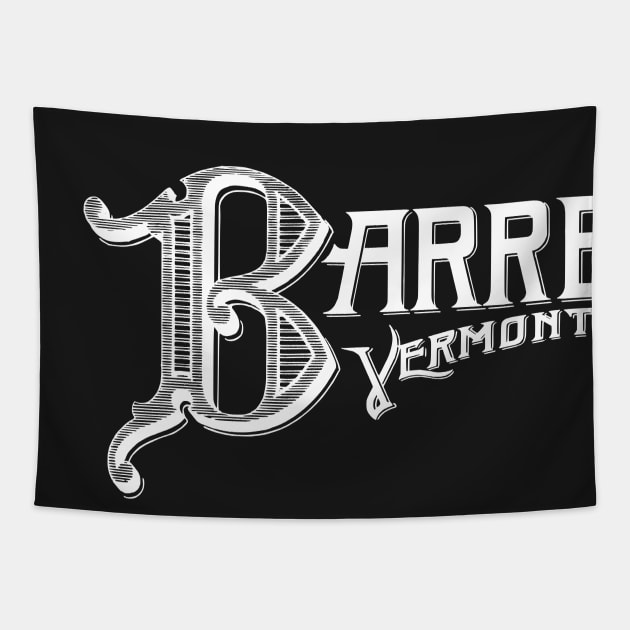 Vintage Barre, VT Tapestry by DonDota