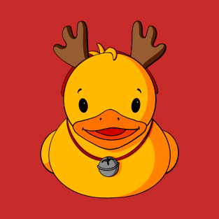 Reindeer Bell Rubber Duck T-Shirt