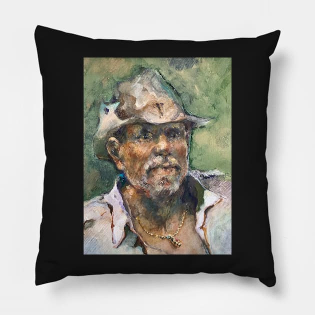 Angola Pillow by nainnarart