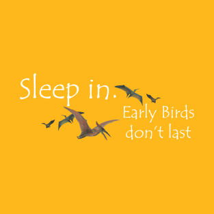 Sleep In. Early Birds Don't Last T-Shirt