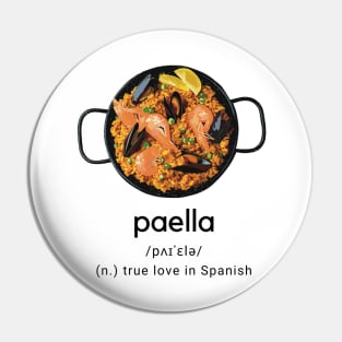 Paella dictionary true love Pin