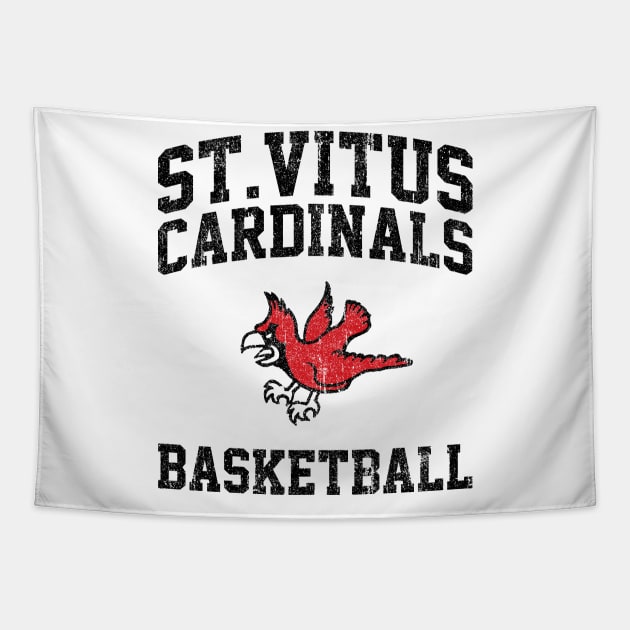 St. Vitus Cardinals Basketball - Basketball Diaries Tapestry by huckblade