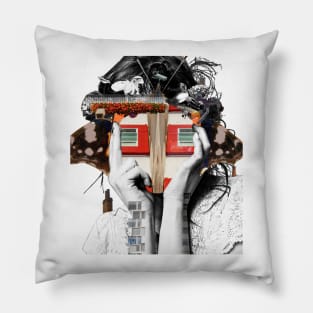 Crazy Woman · LisaLaraBella Pillow