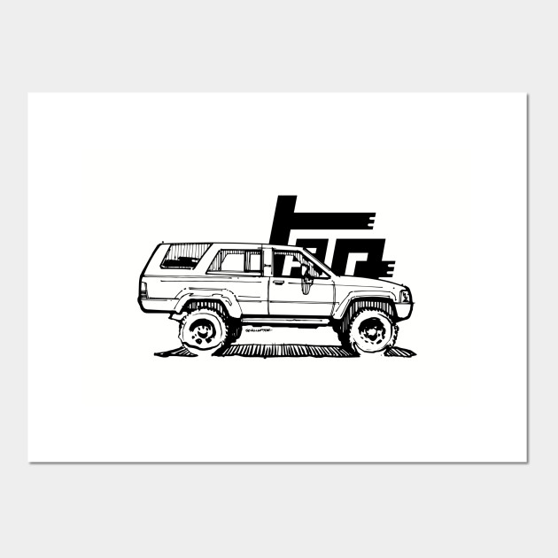 1st Gen 4runner Trd 4runner Poster Und Kunst Teepublic De Blade runner movie silk poster art prints 12x18 24x36 inch home wall decor. teepublic