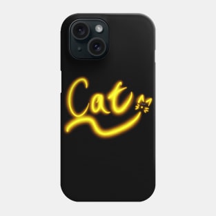 Glow Cat Phone Case