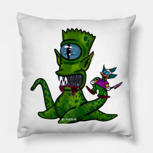 Bart Alien Pillow