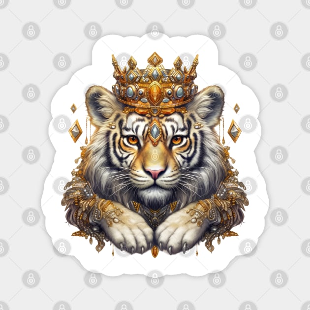 Tiger King Magnet by Chromatic Fusion Studio