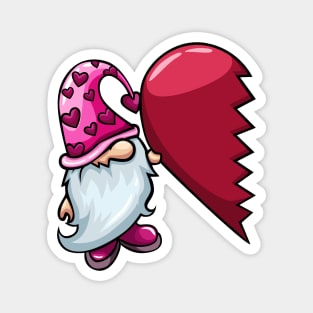 Gnome Valentines (Pink) Magnet