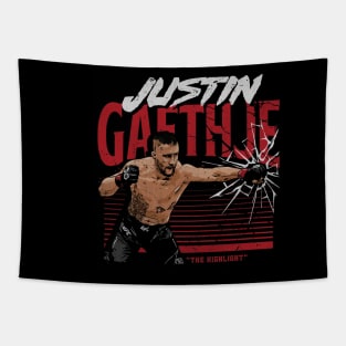 Justin Gaethje Power Punch Tapestry