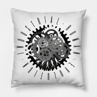 industrial / human evolution Pillow