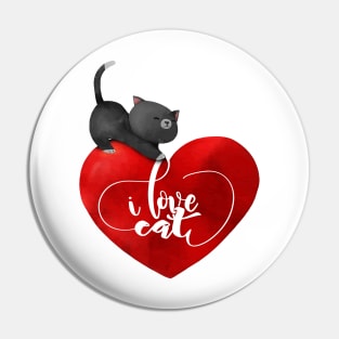 'I Love Cats' Great Wonderful Furry Cat Gift Pin