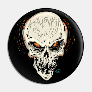 Halloween On my Mind Pin