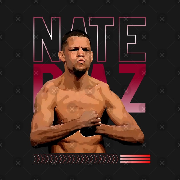 Nate Diaz by Aloenalone