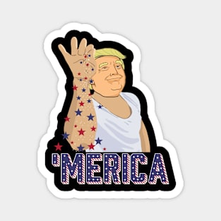 Trump Bae Funny 4th of July Trump Salt Freedom Magnet