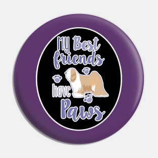 Tibetan Terrier Best Friends Pin