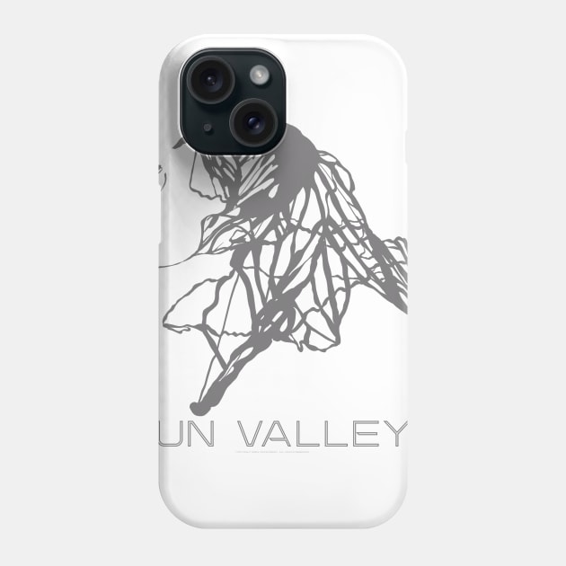 Sun Valley Resort 3D Phone Case by Mapsynergy