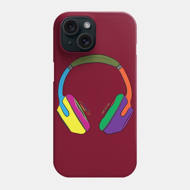 headphones Phone Case by MagicTs