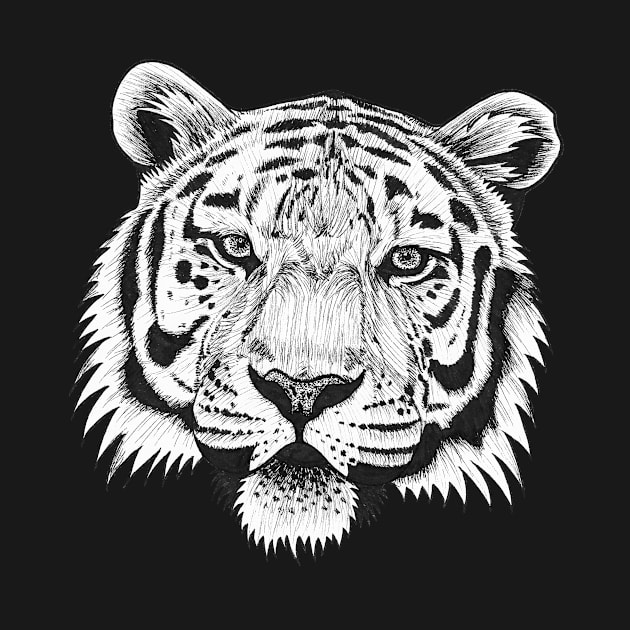 Amur tiger illustration by lorendowding