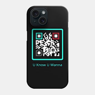 "WHO" R Code Phone Case