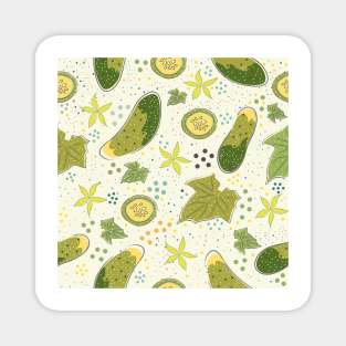 Cucumbers Pattern Magnet