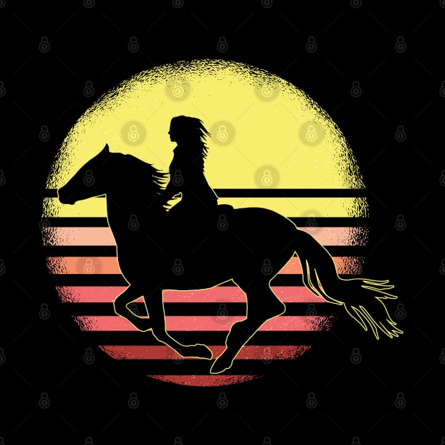 Horse Riding Vintage Cowgirl Texas Ranch by TeddyTees