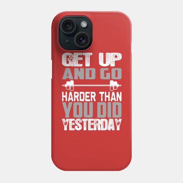 Get Up and Go Phone Case by AttireCafe