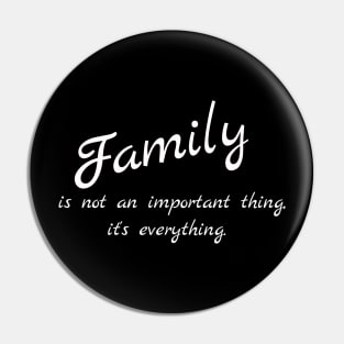 Family T-shirt Pin