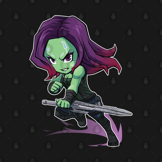 Gamora Chibi by Xar623