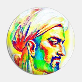 Ibn Khaldun Colourful Portrait | Ibn Khaldun Artwork 11 Pin