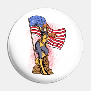 Real American Heroes Pin