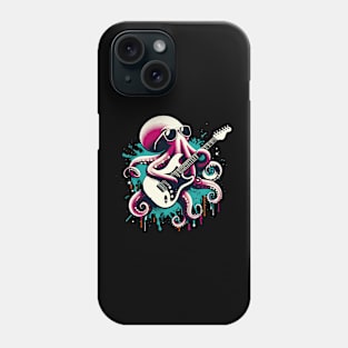 Guitar Cat Novelty Rock Music Band Concert Funny Cat Phone Case