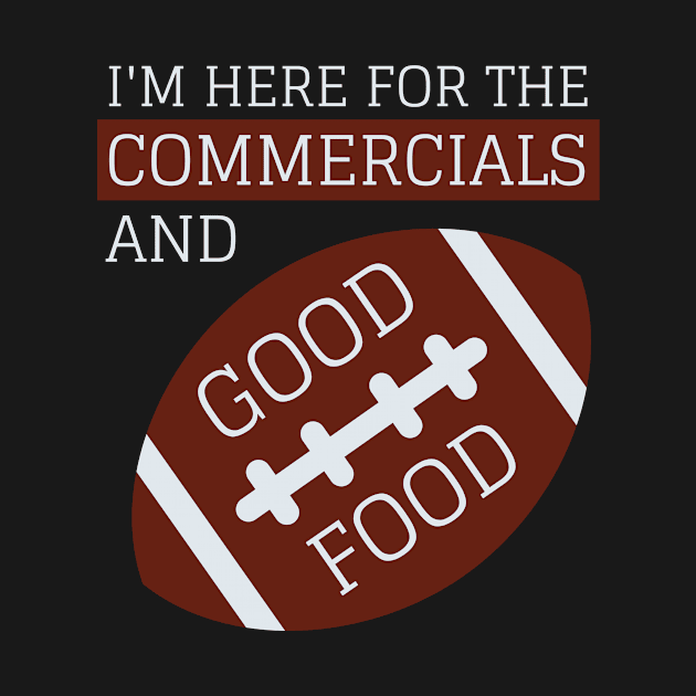 I'm here for commercials and Good Food Funny Football by Waqasmehar