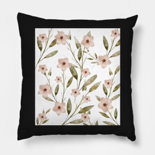 Watercolor flower #1 Pillow