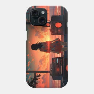 Dj Console Sunrise Miami Party Phone Case