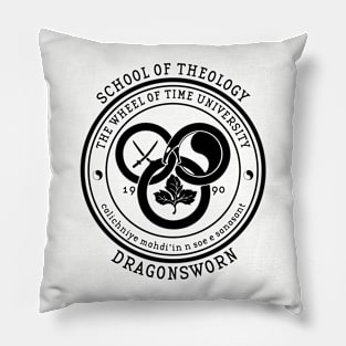 The Wheel of Time University - School of Theology (Dragonsworn) Pillow