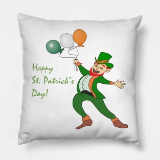 Happy leprechaun Pillow