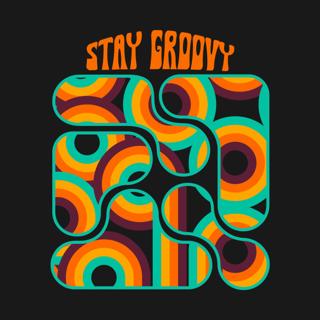 Stay groovy retro colour by happygreen
