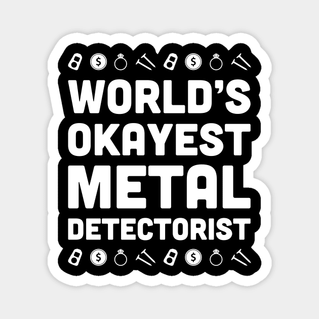 Funny Metal Detector Design Magnet by Wizardmode