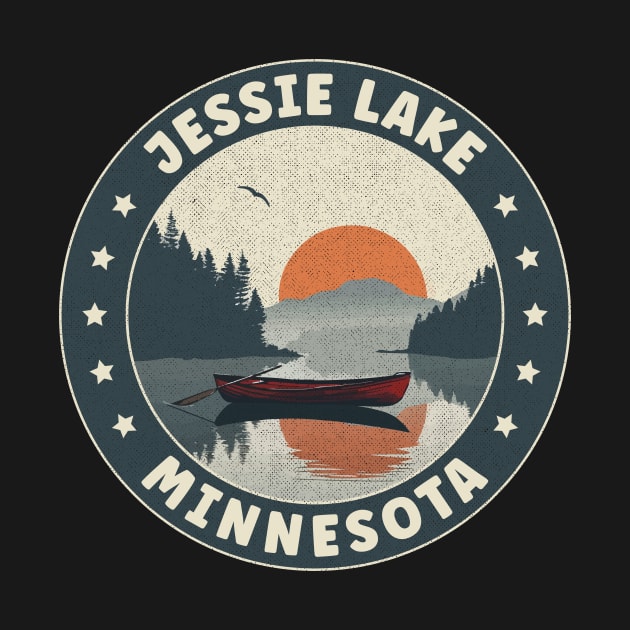 Jessie Lake Minnesota Sunset by turtlestart